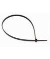 Set 100pz Fascette Serracavo Autobloccanti In Nylon Nero 4.8mm X 350 Mm 48-350-n