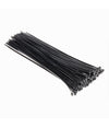 Set 100pz Fascette Serracavo Autobloccanti In Nylon Nero 4.8mm X 350 Mm 48-350-n