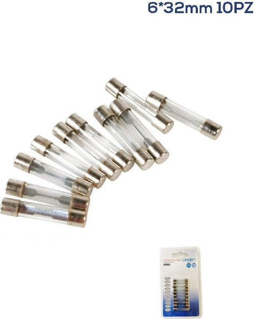 Set 10pz Fusibili Bilama Maschi In Vetro Assortiti 12/32v 5a/10a/15a/20a Xc-1312 Casa, arredamento e bricolage > Materiale Elettrico Trade Shop italia - Napoli, Commerciovirtuoso.it