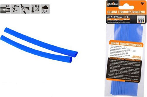 Set 10pz Guaine Termorestringenti Termoretrattili Blu 12 X 120 Mm Per Cavi 57081 Fai da te/Materiale elettrico/Gestione del cavo/Guaine per cavi Trade Shop italia - Napoli, Commerciovirtuoso.it