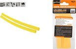 Set-10pz-Guaine-Termorestringenti-Termoretrattili-Gialle-10x120mm-Per-Cavi-57090