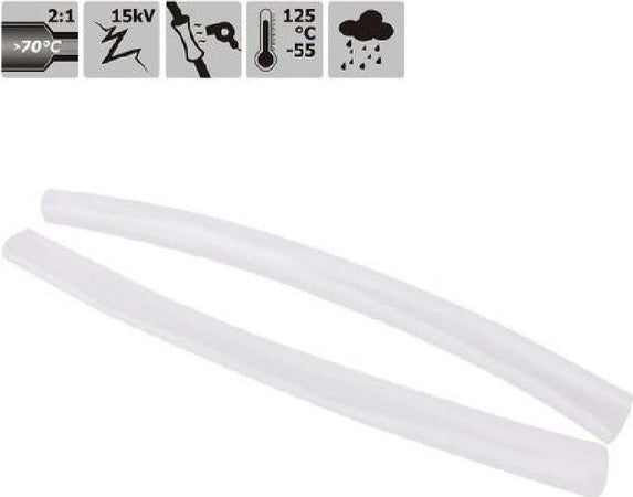 Set 10pz Guaine Termorestringenti Termoretrattili Trasparenti 5x120mm Cavi 57073 Fai da te/Materiale elettrico/Gestione del cavo/Guaine per cavi Trade Shop italia - Napoli, Commerciovirtuoso.it