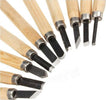 Set 10pz Scalpelli Mini Manico In Legno Acciaio Per Scultura Intaglio Strumenti Fai da te/Utensili elettrici e a mano/Utensili a mano/Scalpelli/Scalpelli per legno Trade Shop italia - Napoli, Commerciovirtuoso.it