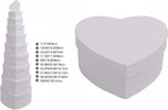 Set 10pz Scatole Box Per Regali Varie Misure Matrioska Forma Cuore Bianco 71960 Casa, arredamento e bricolage > Prodotti per Feste Trade Shop italia - Napoli, Commerciovirtuoso.it