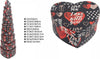 Set 10pz Scatole Box Regali Varie Misure Matrioska Forma Cuore Nera Scritte 71970 Casa, arredamento e bricolage > Prodotti per Feste Trade Shop italia - Napoli, Commerciovirtuoso.it