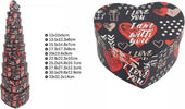 Set 10pz Scatole Box Regali Varie Misure Matrioska Forma Cuore Nera Scritte 71970 Casa, arredamento e bricolage > Prodotti per Feste Trade Shop italia - Napoli, Commerciovirtuoso.it