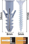 Set 10pz Viti Vite Croce 5x30 Mm + Tasselli Con Alette Tassello M8 Fischer 57566 Fai da te/Ferramenta/Chiodi viti ed elementi di fissaggio/Viti/Viti a spalla Trade Shop italia - Napoli, Commerciovirtuoso.it