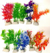 Set-10x-Pianta-Piantina-Artificiale-Per-Acquario-Piante-Finte-Plastica-Colorate
