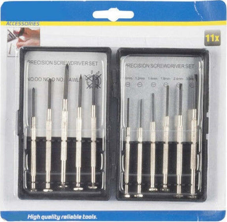 Set 11 Cacciaviti Di Precisione Con Custodia Per Fai Da Te Bricolage Riparazioni Fai da te/Utensili elettrici e a mano/Utensili a mano/Cacciaviti/Set cacciaviti Trade Shop italia - Napoli, Commerciovirtuoso.it