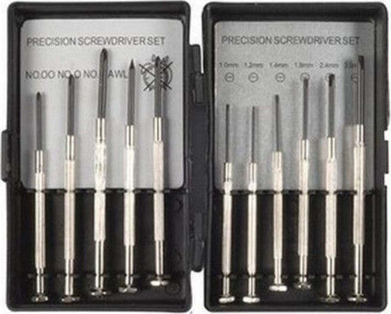 11 X Cacciaviti Di Precisione Con Custodia Diverse Misure Fai Da Te Fai da te/Utensili elettrici e a mano/Utensili a mano/Cacciaviti/Set cacciaviti Trade Shop italia - Napoli, Commerciovirtuoso.it