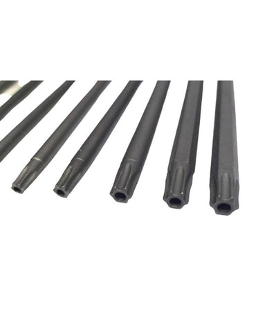 Set 11 Inserti Da T6 A T40 100mm Cacciaviti Torx Per Avvitatore Esagonale 1/4"