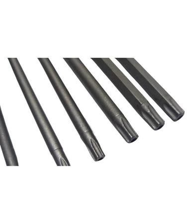 Set 11 Inserti Da T6 A T40 100mm Cacciaviti Torx Per Avvitatore Esagonale 1/4"