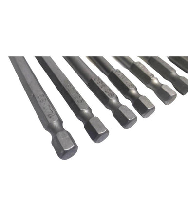 Set 11 Inserti Da T6 A T40 100mm Cacciaviti Torx Per Avvitatore Esagonale 1/4"