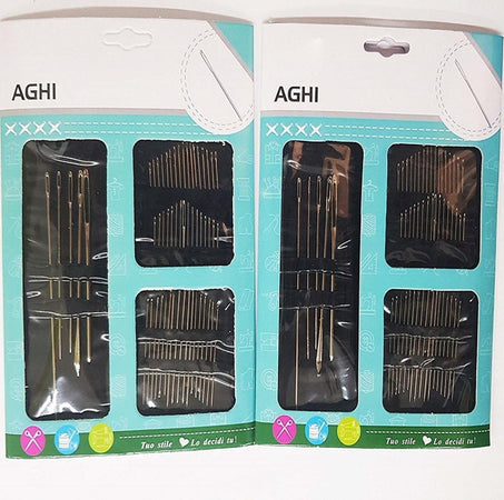 SET 110PZ. AGHI DA CUCITO VARIE MISURE FORMATI SARTA FAI DA TE VIAGGIO PER LANA COTONE Casa e cucina/Hobby creativi/Cucito/Aghi da cucito a mano Trade Shop italia - Napoli, Commerciovirtuoso.it