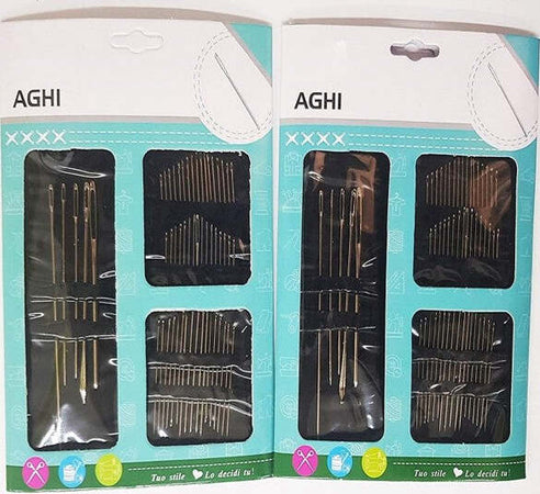 Set-110pz.-Aghi-Da-Cucito-Varie-Misure-Formati-Sarta-Fai-Da-Te-Viaggio-Per-Lana-Cotone