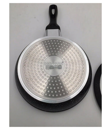 Set 11pz Padelle In Pietra Lavica Antiaderente Coperchio Mestoli Ad Induzione Gas