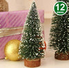 Set-12-Alberelli-Innevati-Mini-Albero-Natale-10cm-Decorazioni-Addobbi-Natalizi