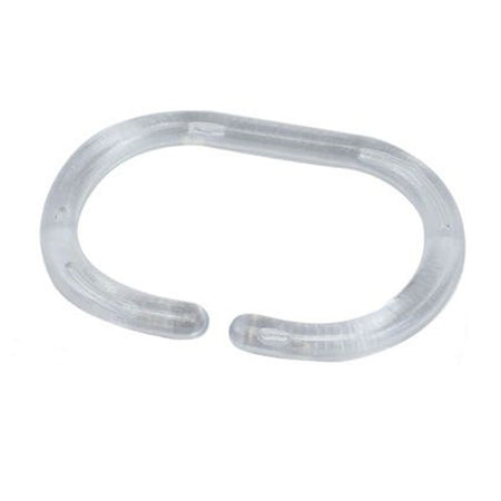 Set 12 Anelli Gancio Per Tenda Doccia Bagno Trasparenti In Plastica Box Doccia 52148