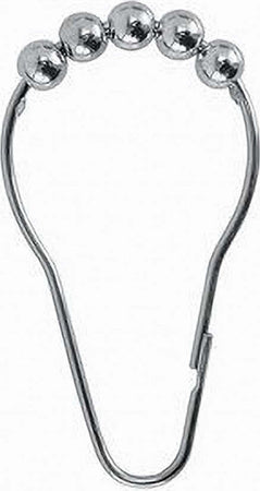 Set-12-Anelli-Gancio-Tenda-Doccia-Metallo-Con-Perline-Bagno-Box-Doccia-59777
