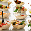 SET 12 BARCHETTE FINGER FOOD IN FIBRA DI PIOPPO CATERING APERITIVO 12,5 X 7 CM Casa e cucina/Stoviglie/Stoviglie monouso/Piatti Trade Shop italia - Napoli, Commerciovirtuoso.it