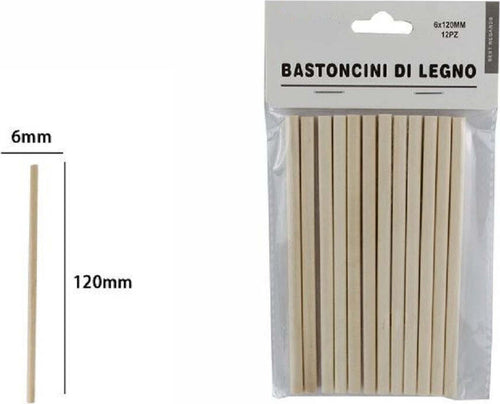 Set 12 Bastoncini In Legno Lavoretti Attivit? Creative Stecchette 6x120mm 53864a Giocattoli e infanzia > Scuola > Cancelleria Trade Shop italia - Napoli, Commerciovirtuoso.it