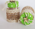 Set 12 Bomboniera Bomboniere Barattolo Verde Pois 4x6.5cm Farfalla Portaconfetti Casa e cucina/Hobby creativi/Materiali per hobby creativi/Forniture per feste/Bomboniere Trade Shop italia - Napoli, Commerciovirtuoso.it