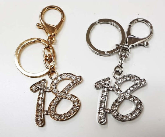 Set 12 Bomboniera Oro Argento Brillantini 18 Anni Compleanno Portachiavi Chiave Casa e cucina/Hobby creativi/Materiali per hobby creativi/Forniture per feste/Bomboniere Trade Shop italia - Napoli, Commerciovirtuoso.it