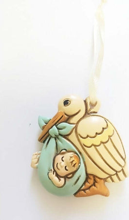 SET 12 BOMBONIERE CICOGNA AZZURRO MASCHIO CERAMICA APPENDINO BATTESIMO NASCITA Casa e cucina/Hobby creativi/Materiali per hobby creativi/Forniture per feste/Bomboniere Trade Shop italia - Napoli, Commerciovirtuoso.it