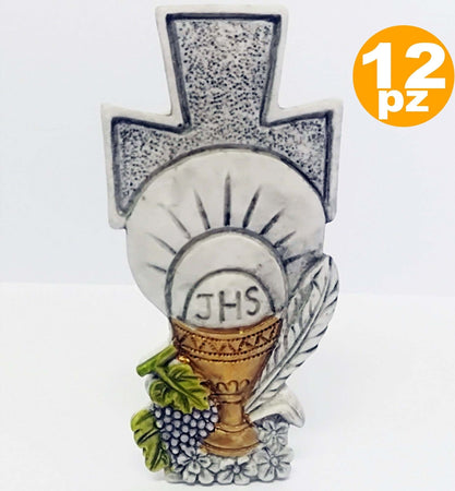 SET 12 BOMBONIERE CROCE COMUNIONE EUCARESTIA CALICE BIANCO CERAMICA SOPRAMMOBILE Casa e cucina/Hobby creativi/Materiali per hobby creativi/Forniture per feste/Bomboniere Trade Shop italia - Napoli, Commerciovirtuoso.it