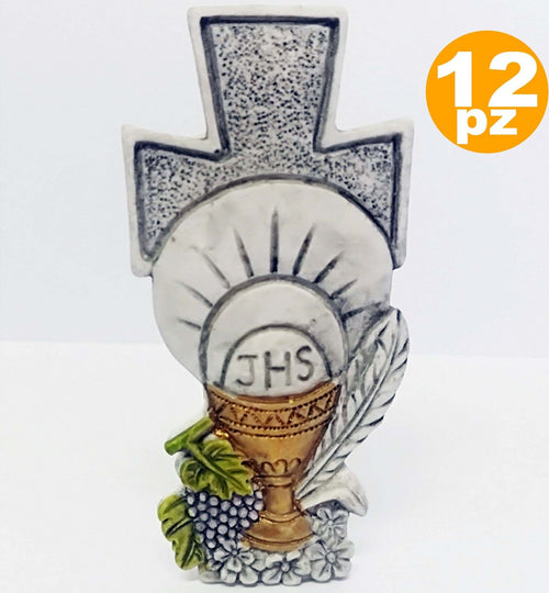 SET 12 BOMBONIERE CROCE COMUNIONE EUCARESTIA CALICE BIANCO CERAMICA SOPRAMMOBILE Casa e cucina/Hobby creativi/Materiali per hobby creativi/Forniture per feste/Bomboniere Trade Shop italia - Napoli, Commerciovirtuoso.it