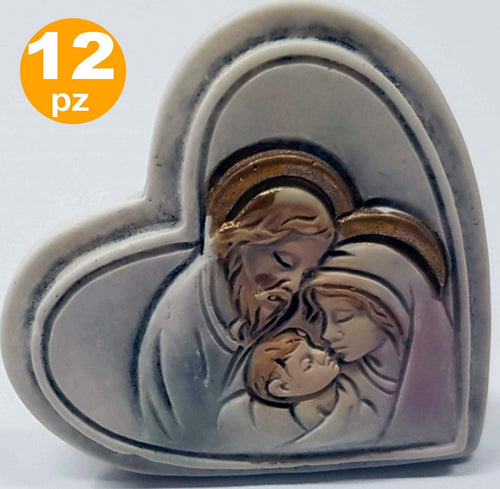 SET 12 BOMBONIERE CUORE NATIVITA' GIUSEPPE MADONNA BIANCO CERAMICA SOPRAMMOBILE Casa e cucina/Hobby creativi/Materiali per hobby creativi/Forniture per feste/Bomboniere Trade Shop italia - Napoli, Commerciovirtuoso.it