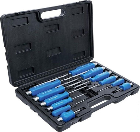 Set-12-Cacciaviti-A-Testa-Battente-Cacciavite-Impatto-Ferro-In-Valigetta