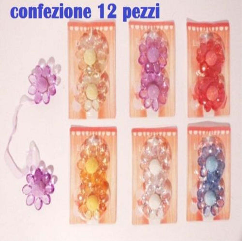 SET 12 CALAMITE LEGATENDA FERMA TENDE COLORATE FIORE DIAMETRO 6CM  Trade Shop italia - Napoli, Commerciovirtuoso.it