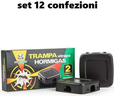 Set 12 Confezioni 2 Pezzi Trappole Per Formiche Insetticida Giardino e giardinaggio/Giardinaggio/Prodotti fitosanitari e pesticidi/Insetticidi/Insetticidi per ambienti/Formiche Trade Shop italia - Napoli, Commerciovirtuoso.it