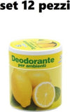 Set 12 Deodoranti Barattolo Profumo Ambiente Assorbi Odori Fragranza Limone Casa, arredamento e bricolage > Accessori Casa > Diffusore Ambiente Trade Shop italia - Napoli, Commerciovirtuoso.it
