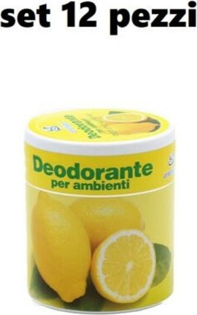 Set 12 Deodoranti Barattolo Profumo Ambiente Assorbi Odori Fragranza Limone Casa, arredamento e bricolage > Accessori Casa > Diffusore Ambiente Trade Shop italia - Napoli, Commerciovirtuoso.it