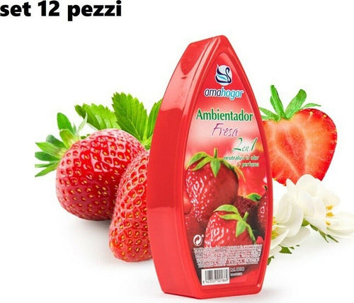 Set 12 Deodoranti Gel Profumo Ambiente Assorbi Odori Fragranza Fragola Casa, arredamento e bricolage > Accessori Casa > Diffusore Ambiente Trade Shop italia - Napoli, Commerciovirtuoso.it
