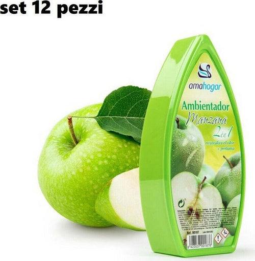 Set 12 Deodoranti Gel Profumo Ambiente Assorbi Odori Fragranza Mela Casa, arredamento e bricolage > Accessori Casa > Diffusore Ambiente Trade Shop italia - Napoli, Commerciovirtuoso.it