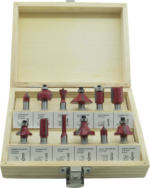 Set 12 Frese Fresa Per Legno Per Scanalare Rifilare Sanalature Fresatrice 6mm Fai da te/Utensili elettrici e a mano/Accessori per utensili elettrici/Set punte per trapani Trade Shop italia - Napoli, Commerciovirtuoso.it