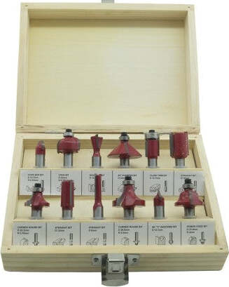 Set 12 Frese Fresa Per Legno Per Scanalare Rifilare Sanalature Fresatrice 6mm Fai da te/Utensili elettrici e a mano/Accessori per utensili elettrici/Set punte per trapani Trade Shop italia - Napoli, Commerciovirtuoso.it