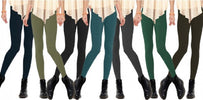 Set 12 Leggings In Vari Colori Donna Effetto Termico Felpato Collant Winter Moda/Donna/Abbigliamento/Leggings Trade Shop italia - Napoli, Commerciovirtuoso.it