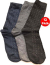 12 Paia Calze Calzini Pois Uomo A Meta Polpaccio In Cotone Caldo Tg 40/46 Moda/Uomo/Abbigliamento/Calzini e calze/Calzini/Calzini Trade Shop italia - Napoli, Commerciovirtuoso.it