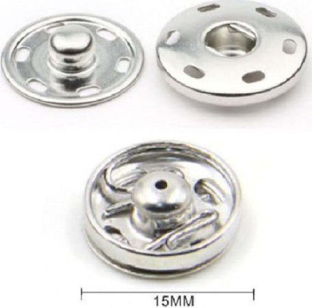 Set 12 Paia Di Bottoni Automatici A Pressione Ø 15 Mm Accessori Per Cucito 52987 Casa e cucina/Hobby creativi/Cucito/Articoli di merceria/Bottoni automatici Trade Shop italia - Napoli, Commerciovirtuoso.it
