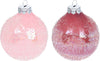 Set 12 Palline per albero di natale in vetro Frozen Rosa Tinta Unita Ø 8 cm Casa e cucina/Decorazioni per interni/Addobbi e decorazioni per ricorrenze/Decorazioni natalizie/Addobbi e decorazioni/Palle e palline MagiediNatale.it - Altamura, Commerciovirtuoso.it