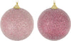 Set 12 Palline per albero di natale in vetro Rosa con Perline Tinta Unita Ø 8 cm Casa e cucina/Decorazioni per interni/Addobbi e decorazioni per ricorrenze/Decorazioni natalizie/Addobbi e decorazioni/Palle e palline MagiediNatale.it - Altamura, Commerciovirtuoso.it