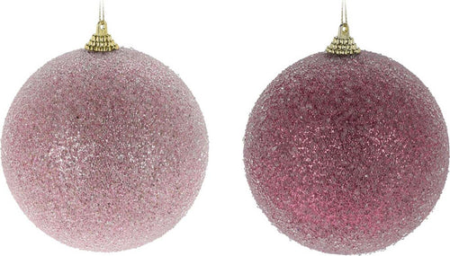 Set 12 Palline per albero di natale in vetro Rosa Scuro con Perline Tinta Unita Ø10 cm Casa e cucina/Decorazioni per interni/Addobbi e decorazioni per ricorrenze/Decorazioni natalizie/Addobbi e decorazioni/Palle e palline MagiediNatale.it - Altamura, Commerciovirtuoso.it