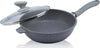 Set 12 Pentole Dg Bavaria Batteria Pentole Da Cucina in Pietra Lavica Grigio 21 Padelle Pezzi Con Coperchi, Manici E Accessori Casa e cucina/Pentole padelle e pirofile/Pentole e padelle/Set/Set di pentole e padelle Puleo Casa - Palermo, Commerciovirtuoso.it