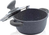 Set 12 Pentole Dg Bavaria Batteria Pentole Da Cucina in Pietra Lavica Grigio 21 Padelle Pezzi Con Coperchi, Manici E Accessori Casa e cucina/Pentole padelle e pirofile/Pentole e padelle/Set/Set di pentole e padelle Puleo Casa - Palermo, Commerciovirtuoso.it