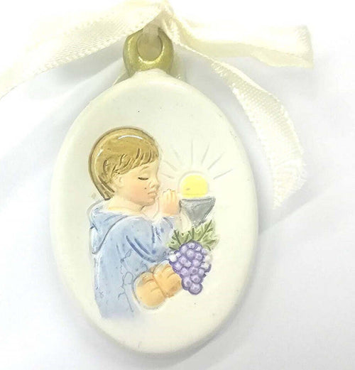 Set 12 Pezzi Bomboniera Bomboniere 5x3.5cm Comunione Bambino Fiocco Appendino Casa e cucina/Hobby creativi/Materiali per hobby creativi/Forniture per feste/Bomboniere Trade Shop italia - Napoli, Commerciovirtuoso.it