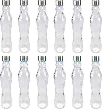 SET 12 PEZZI BOTTIGLIA IN VETRO CON TAPPO ACCIAIO 500ML ACQUA BEVANDE Casa e cucina/Stoviglie/Bicchieri e cristalli/Brocche carraffe e decanter/Brocche e caraffe Trade Shop italia - Napoli, Commerciovirtuoso.it